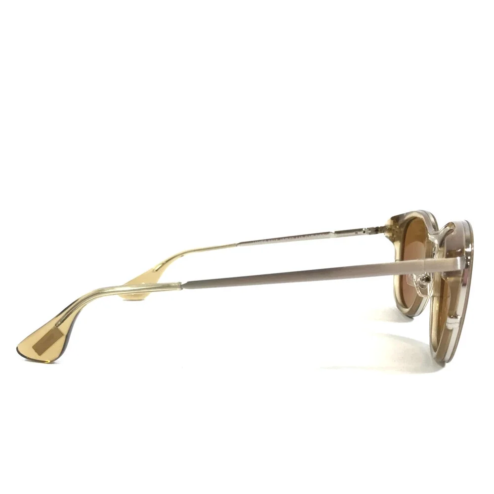J.F. Rey Sunglasses JAMES 5015 No. 212 Gold Silver Square Frames w/ Brown Lenses